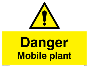 WM5515: Danger Mobile plant