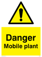WM5515: Danger Mobile plant