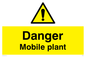 WM5515: Danger Mobile plant