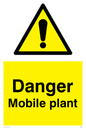 WM5515: Danger Mobile plant