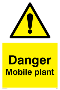 WM5515: Danger Mobile plant