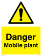 WM5515: Danger Mobile plant