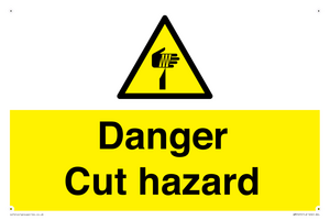 WM5525: Danger Cut hazard
