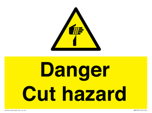 WM5525: Danger Cut hazard