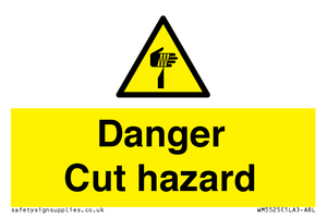WM5525: Danger Cut hazard