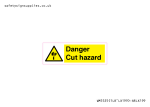 WM5525: Danger Cut hazard