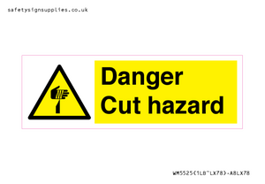WM5525: Danger Cut hazard