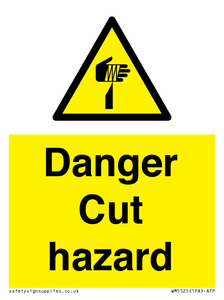 WM5525: Danger Cut hazard