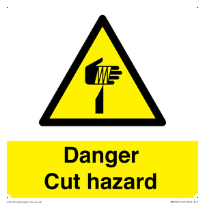 WM5525: Danger Cut hazard