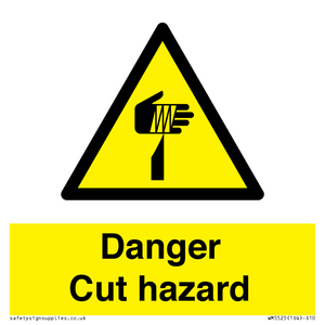 WM5525: Danger Cut hazard