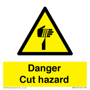 WM5525: Danger Cut hazard