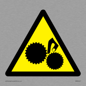 WM5541: Warning Trapped hand Symbol