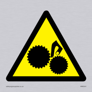 WM5541: Warning Trapped hand Symbol