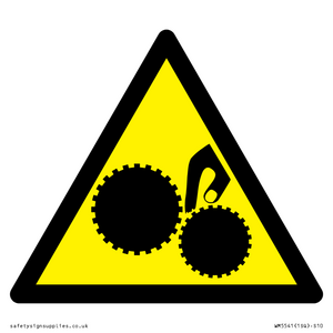 WM5541: Warning Trapped hand Symbol