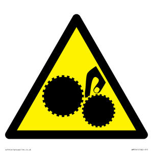 WM5541: Warning Trapped hand Symbol