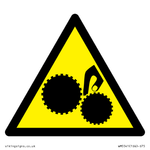 WM5541: Warning Trapped hand Symbol