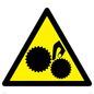 WM5541: Warning Trapped hand Symbol