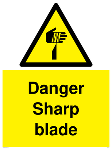 WM5572: Danger Sharp blade