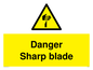 WM5572: Danger Sharp blade