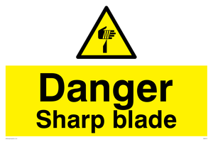 WM5572: Danger Sharp blade
