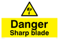 WM5572: Danger Sharp blade