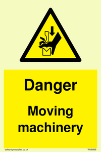 WM5669: Danger moving machinery