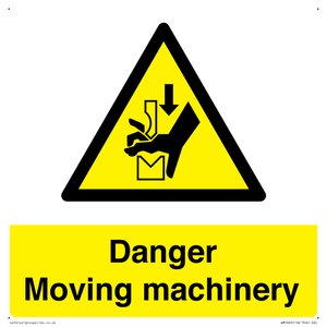 WM5669: Danger moving machinery