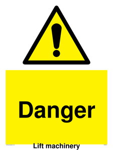 WM5672: Danger Lift machinery
