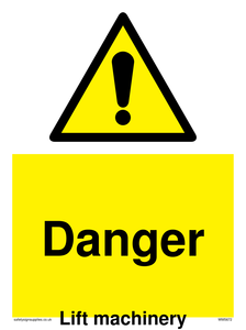 WM5672: Danger Lift machinery