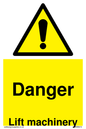 WM5672: Danger Lift machinery