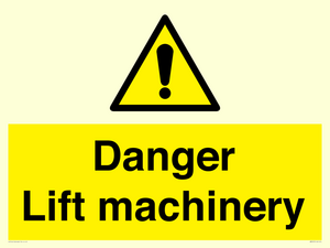 WM5672: Danger Lift machinery