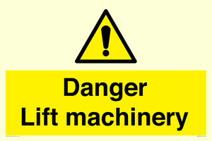 WM5672: Danger Lift machinery