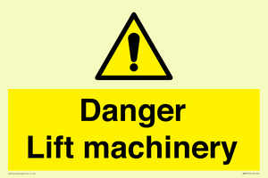 WM5672: Danger Lift machinery
