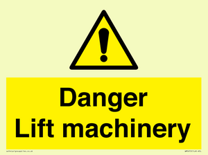 WM5672: Danger Lift machinery