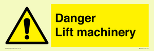 WM5672: Danger Lift machinery