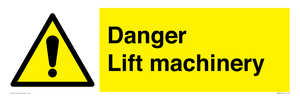 WM5672: Danger Lift machinery