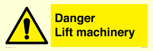 WM5672: Danger Lift machinery