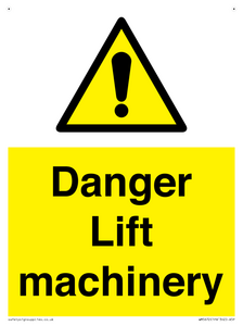 WM5672: Danger Lift machinery