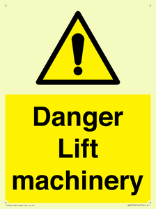 WM5672: Danger Lift machinery