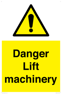 WM5672: Danger Lift machinery