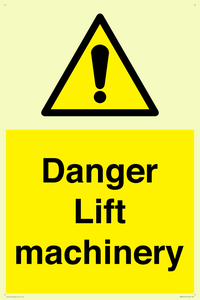 WM5672: Danger Lift machinery