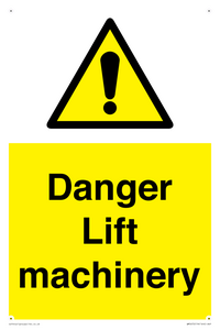 WM5672: Danger Lift machinery