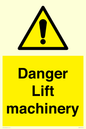 WM5672: Danger Lift machinery