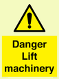 WM5672: Danger Lift machinery