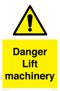 WM5672: Danger Lift machinery