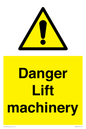 WM5672: Danger Lift machinery