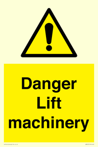 WM5672: Danger Lift machinery