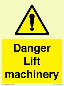 WM5672: Danger Lift machinery