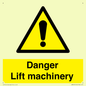 WM5672: Danger Lift machinery