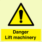 WM5672: Danger Lift machinery